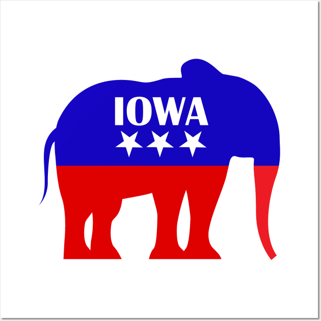 Iowa Republican Wall Art by MtWoodson